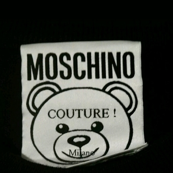MOSCHINO Transformer Bear Sweater Dress XS - Picture 4 of 7